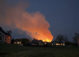 VIDEO | Pallet factory fire in Town of Polk | By Sgt Brad Rodich