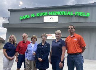 VIDEO | Lights and action as Carl M. Kuss Memorial Field in West Bend, Wi celebrates a new look