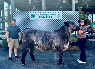 Last year showing livestock at the fair; thank you to supporters and buyers | By Maggie Bartelt