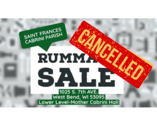 Annual rummage/book sale cancelled at St. Frances Cabrini Church