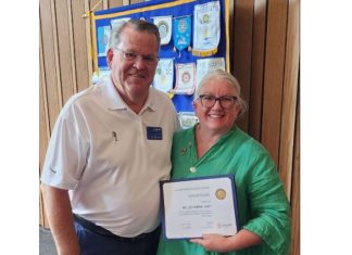 Slinger teacher Sue Henkel recognized with Rotary’s Paul Harris Award for Exceptional Service Above Self | By Billye Survis
