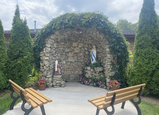 Dedication of renovated Grotto at Holy Angels Parish is Saturday, August 12, 2023 | By Holy Angels Catholic Church