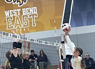 WBW JV2 volleyball matches up against a tough Hartford team | By Stella Gardner