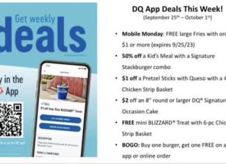 DQ APP deals September 25 – October 1, 2023