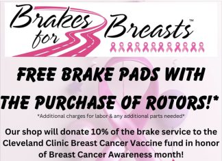 Annual October Brakes for Breasts at Bob’s Main Street Auto under way