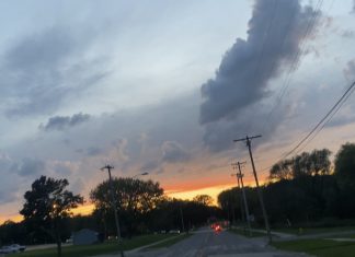 Quite the dramatic skyline as we say goodbye to summer