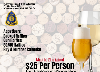 Kewaskum FFA Alumni to host Wine & Beer Tasting Social on Thursday, Nov. 9, 2023