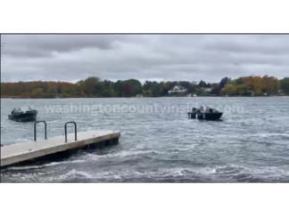 VIDEO | Recovery effort resumes for missing man on Pike Lake in Hartford; Dive Team called in