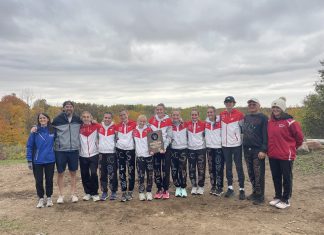 Big sendoff in Slinger at noon for boys & girls going to WIAA State cross country meet | By Mike Daniels