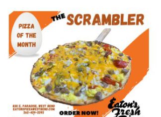 It’s eggstraordinary – The Scrambler is Eaton’s October Pizza of the Month