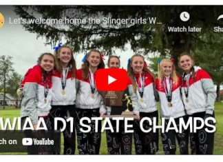 Come welcome home TONIGHT the Slinger girls D1 WIAA cross country State Champs