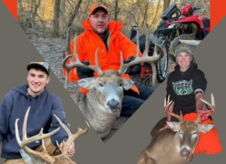 Family that hunts together took home some big bucks this season including a 12, 9, and 8 pointer