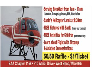 EAA Chapter 1158 will host Breakfast with Santa on Saturday, Dec. 9