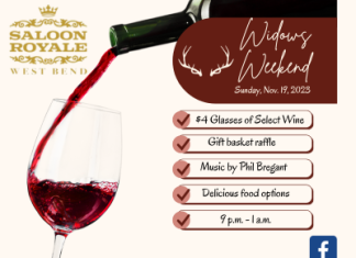 Saloon Royale offering Widows Weekend event on Sunday, November 19, 2023