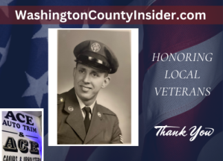 VETERANS DAY TRIBUTE: WashingtonCountyInsider.com honors veteran Gerry Stehling from Ace Canvas