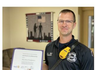 West Bend Firefighters Local 2025 receive Paul Harris Certificate of Appreciation
