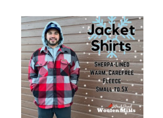 Feeling a chill in the air? West Bend Woolen Mills has got your back – literally