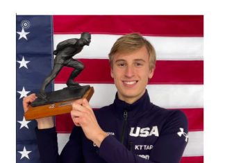 VIDEO | Jordan Stolz of Kewaskum, WI wins prestigious Oscar Mathisen Award | Courtesy Bob Corby