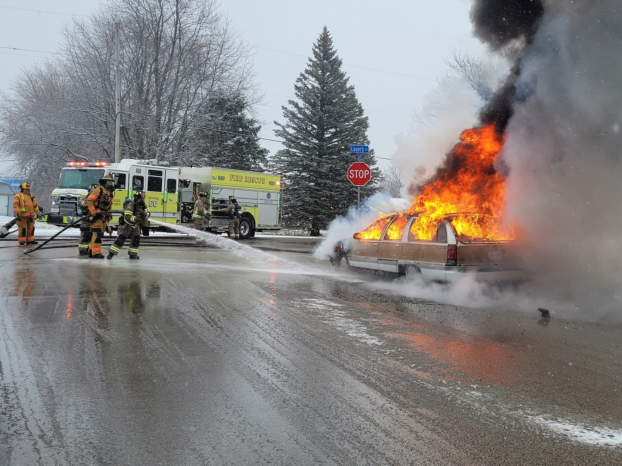 slinger fire vehicle