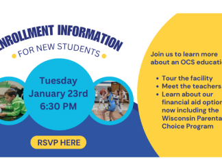 Tuition assistance available now at Ozaukee Christian School; informational event January 23, 2024
