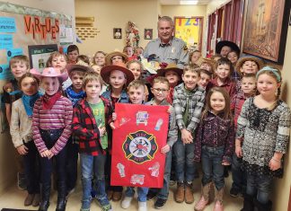 Holy Trinity Catholic School in Kewaskum thanks public servants