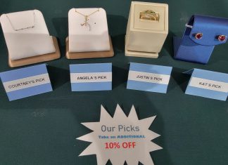 February 2024 staff picks at Maus Jewelers in West Bend, WI