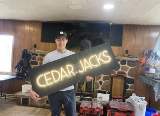 REAL ESTATE | Sign arrives for new bar/restaurant (formerly Heidel’s) in Jackson, WI