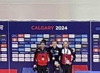 Jordan Stolz sets 500m track record & personal best at World Speed Skating Championships in Calgary