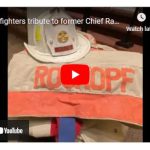 VIDEO | Celebration of Life today for former Fire Chief Raymond Roskopf, 83, of West Bend, WI