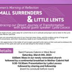 Women’s Morning of Reflection is Saturday, March 9 at St. Frances Cabrini Parish | By Mary Hernikl