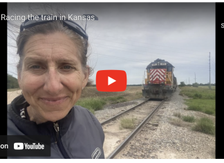 VIDEO | Amazing Ride for Alzheimer’s – Racing the train in Kansas