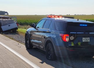 Dodge Co. Sheriff’s squad struck during traffic stop | By Dodge Co. Sheriff