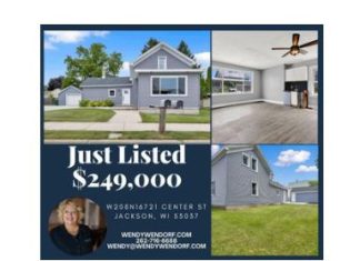 REAL ESTATE | House with character on Center Street in Jackson, WI | By Wendy Wendorf – Homestead Realty