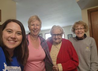Interfaith Caregivers Kindness Crew visits senior citizens for lunch | By Clare Thompson