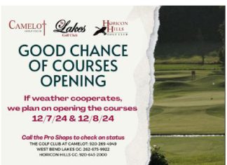 Warm weekend weather may open golf courses in Lomira, Horicon, & West Bend, WI