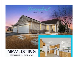 REAL ESTATE | 603 Sandur Pl West Bend, WI | By Wendy Wendorf – Homestead Realty