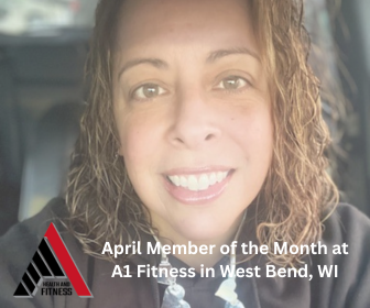 Rachel Born Minshall is the April Member of the Month at A1 Health & Fitness in West Bend, WI
