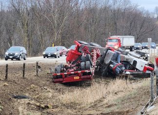 VIDEO | UPDATE – Semi crash on I41 | By Sgt. Brad Rodich