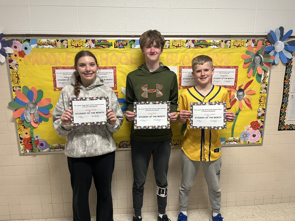 HA Students of the Month - April