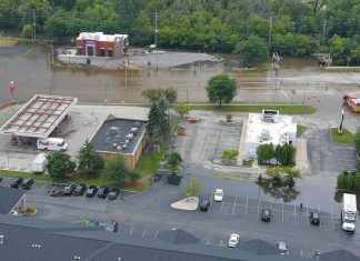 Dive team staging for water rescue in Germantown, Wi