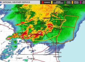 Severe thunderstorm warning for Washington County, Wi