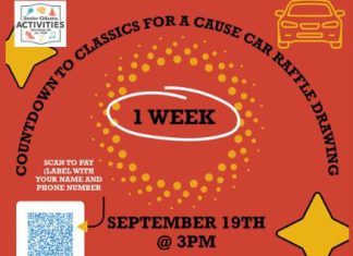 Drawing at 3 p.m. for Classics for a Cause raffle