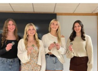 4 WBW volleyball selected All-Conference and Emy Miller is Player of the Year