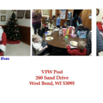 Breakfast with Santa at VFW Post in West Bend, WI on Saturday, December 13, 2025 | By Mike Henner