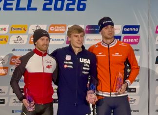 Jordan Stolz smashes 1000m track record – completes hattrick on 2025-26 ISU World Cup season