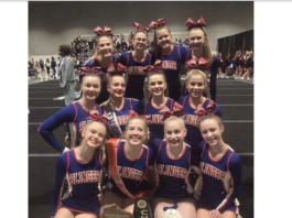 Slinger Cheerleading Team takes 5th place at WACPC State Tournament