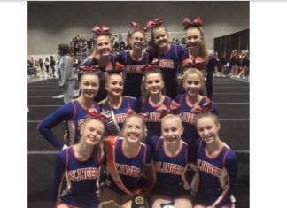 Slinger Cheerleading Team takes 5th place at WACPC State Tournament