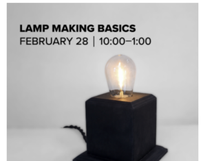 Lamp making basics at the Museum of Wisconsin Art on February 28, 2026