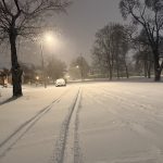 Roads snow covered & slippery in Washington Co. and surrounding areas