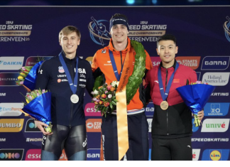 VIDEO | Jordan Stolz collects Silver at the Sprint Championships | Photo courtesy Neeke Anna Wassenbergh-Smit